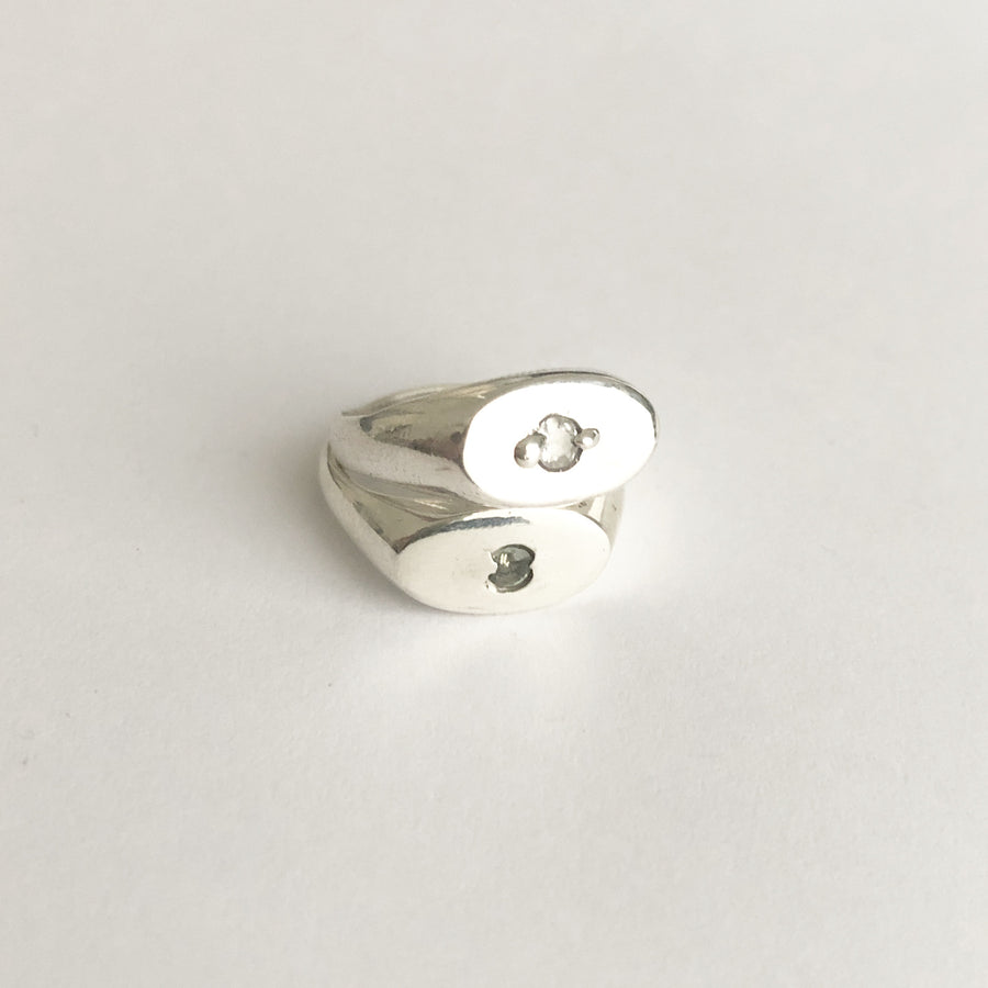 White Sapphire Ring