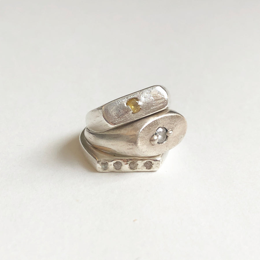 Signet Ring Saphir